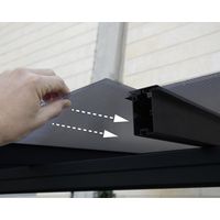 Carport MODENA aluminium noir -Lapeyre