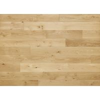 Parquet contrecollé Chêne VIANNE XL brossé verni mat - Sols et murs - Lapeyre