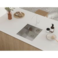 Plan de travail quartz BLANCO ABSOLU sur-mesure Ep.20/40 mm | Lapeyre