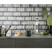 Carrelage mosaïque METRO paillétée effet 3D 30 x 30 cm - Carrelage - Lapeyre