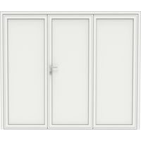 Porte de garage Aluminium Minnesota battante sur mesure-Lapeyre