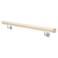 Support main courante en bois avec cache à visser | Lapeyre