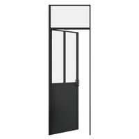 Porte battante CREATIVE avec imposte soudée