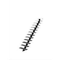 Escalier Elliot Droit chêneLCA s/rampe Gris anth. H.274 R.264 Main Image