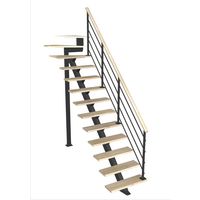 Escalier Elliot 1/4 t. haut chêneLCA Eva  H.274 R.82 Droite Main Image