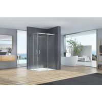 Porte de douche coulissante MARILOU accès d'angle carré