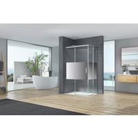 Porte de douche coulissante MARILOU accès angle rectangle