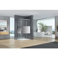Porte de douche coulissante MARILOU accès angle rectangle