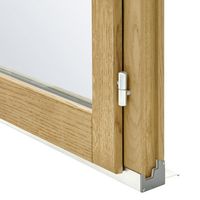 Porte-fenêtre 1 vantail Mitra chêne-Lapeyre