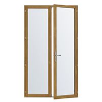 Porte-fenêtre 2 vantaux Mitra chêne-Lapeyre