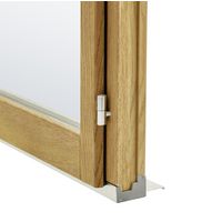 Porte-fenêtre 2 vantaux Mitra chêne-Lapeyre
