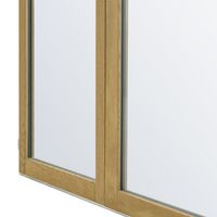 Porte-fenêtre 2 vantaux Mitra chêne-Lapeyre
