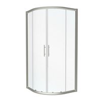 Porte de douche coulissantes DORE accès d'angle arrondi 2 portes - Porte de douche - Lapeyre