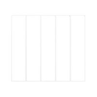 Verrière CREATIVE MONOBLOC BLANC 9010 tunnel/5 vitres - Tableau H.120,3x l.167,6 Main Image