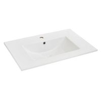 Plan PHILEAS céramique blanc 1 vasque L.70 Main Image