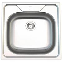 Cuve carrée inox satiné H.48 x l.48 Main Image