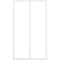 VERRIERE ATELIER BLANC 9010 Tunnel affleurant/ 2 vitres - Tableau H.120x l.67 Main Image