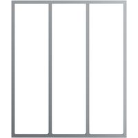 VERRIERE ATELIER GRIS 9022 Tunnel affleurant/ 3 vitres - Tableau H.120x l.100 Main Image