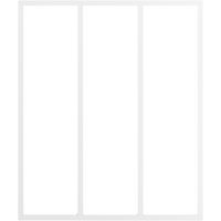 VERRIERE ATELIER BLANC 9010 Tunnel affleurant/ 3 vitres - Tableau H.150x l.100 Main Image