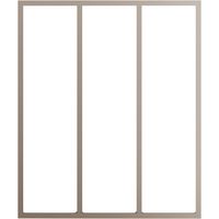 VERRIERE ATELIER GRIS 7006SS Tunnel affleurant/ 3 vitres - Tableau H.150x l.100 Main Image