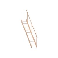 Echelle de meunier 1 rampe sapin massif - Escaliers