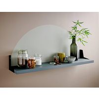 2 supports de tablette de cuisine métal noir | Lapeyre