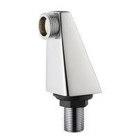 Colonnettes carrées diamètre 15/21 - 20/27 chrome - lot de 2 Main Image