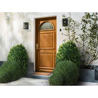 Porte d'entrée AVA-LUNA bois exotique sur mesure-Lapeyre
