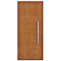 Porte d'entrée ALCINELLE Chêne sur mesure-Lapeyre