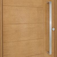 Porte d'entrée ALCINELLE Chêne sur mesure-Lapeyre