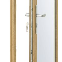 Porte-fenêtre 1 vantail Mitra chêne-Lapeyre