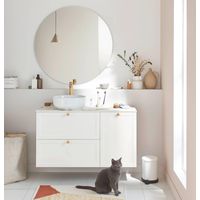 Meuble bas de salle de bains 40 cm 1 porte PHILEAS | Lapeyre