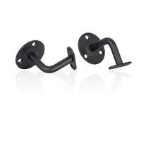 Support pour main courante en bois avec cache à visser