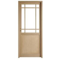 Bloc-porte Fin de chantier RON ** Chëne plaqué- Huisserie 70x102- H.204 x l.73 D Main Image