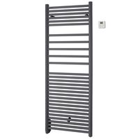 Sèche-serviettes électrique ANGORA 750W gris anthracite H.135.7 x l.50 Main Image