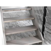 Poteau Epure aluminium noir - Escaliers