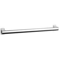 Barre elliptique droite 40 cm aluminium anodisé brillant Main Image