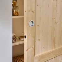 Porte coulissante ROBIN * sapin - sans serrure | Lapeyre