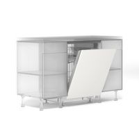 KIT Porte lave vaisselle Agile blanc H.76.7Xl.59.7 Main Image