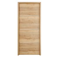 Bloc-porte ROXIE *** Acoustique Chêne vintage inserts Inox- H.90 - H.204 x l.73G Main Image