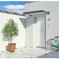 Auvent ALISTER contemporain alu | Lapeyre