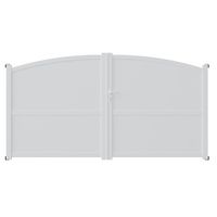 Portail battant VALMA aluminium H.160 x l.300 droite blanc RAL 9016 Main Image