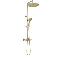 Colonne de douche thermostatique LAETITIA dorée Main Image