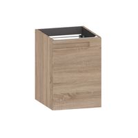 Bas profondeur 46 cm INFINY Bois Clair 1 tiroir avec panier à linge l.40 Main Image