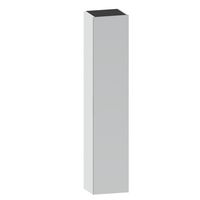 Colonne INFINY blanc brillant 1 porte miroir+ ouverture à droite l.35 Main Image