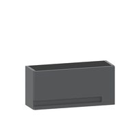 Haut rangement INFINY Graphite Brillant 1 porte relevante l.60 Main Image