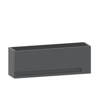 Haut rangement INFINY Graphite Brillant relevante 1 porte l.80 Main Image