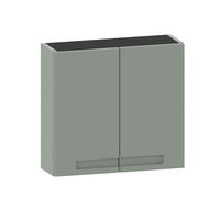 Haut rangement INFINY Lichen Brillant 2 portes l.60 Main Image