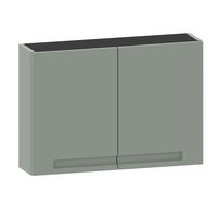 Haut rangement INFINY Lichen Brillant 2 portes l.80 Main Image