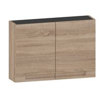 Haut rangement INFINY Bois Clair 2 portes l.80 Main Image